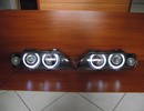 Bmw e39-hez angel eyes fényszórópár, fehér indexes.