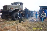 Kraz 255b katonai teherautó