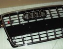 Audi s4 (a4)-hez hűtőmaszk (grill). fekete és szürke színben.