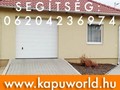 Kapu, garázskapu országos szakszervíz 06204236974