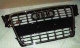 Audi s4 (a4)-hez hűtőmaszk (grill). fekete és szürke színben.